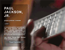 Tablet Screenshot of pauljacksonjr.com